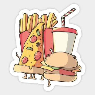 Junk Food Gang Sticker